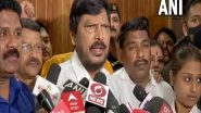 India News | Hanuman Chalisa Row: Rana Couple Has Full Right to Speak About Injustice Done to Them, Says Union Minister Athawale