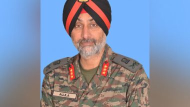 India News | Lt Gen Amardeep Singh Aujla Takes over as New Chinar Corps Commander