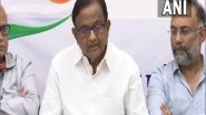 India News | P Chidambaram Heckled by Party Workers Outside Calcutta HC