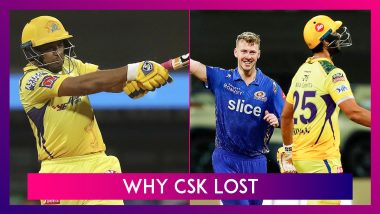 Chennai Super Kings vs Mumbai Indians IPL 2022: 3 Reasons Why CSK Lost