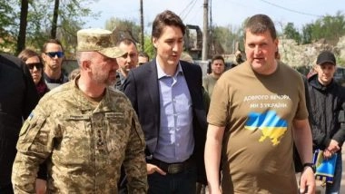 World News | Justin Trudeau Makes Unannounced Visit to Ukraine