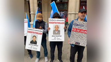 Uyghur Community Holds Protest in Vienna Against Chinese Atrocities in Xinjiang