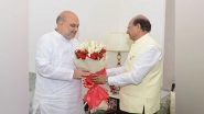 India News | Delhi LG Vinai Kumar Saxena Calls on Home Minister Amit Shah