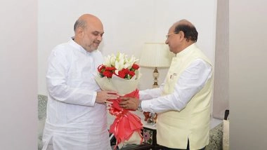India News | Delhi LG Vinai Kumar Saxena Calls on Home Minister Amit Shah