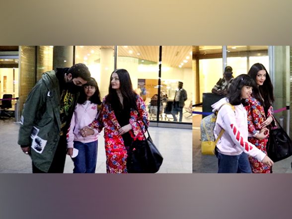 Entertainment News | Cannes 2022: Aishwarya Rai Bachchan, Abhishek Bachchan, Aaradhya Spotted at Airport, Family Returns from French Riviera - Vimarsana News