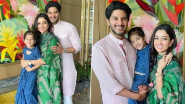 Dulquer Salmaan’s Picture With Wife Amal Sufiya And Daughter Maryam Is A Perfect Treat For Fans On The Occasion Of Eid 2022!