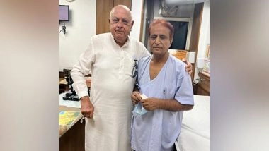 India News | Farooq Abdullah Visits SP Leader Azam Khan at Sir Gangaram Hospital