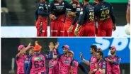 Sports News | IPL 2022: Royal Clash on Cards as RR Meet RCB in Qualifier 2 for Place in Final (Preview)