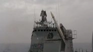 Indian Navy Successfully Tests Surface to Air Missile System from Warship (Watch Video)