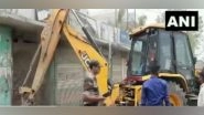 India News | UP: Bulldozers Raze Illegal Properties of Kanpur-based Man Booked in Several Cases of Murder, Loot, Extortion
