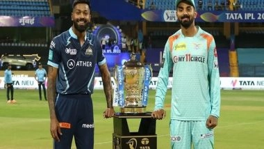 Sports News | IPL 2022: Gujarat Opt to Bat Against LSG as Both Debutants Eye Early Play-off Spot