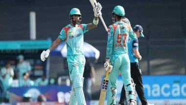 Sports News | IPL 2022: Fifties from KL Rahul, Deepak Hooda Power LSG to 195/3 Against DC
