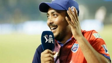 Sports News | IPL 2022: Prithvi Shaw Fined for Breaching Code of Conduct During Clash Against LSG