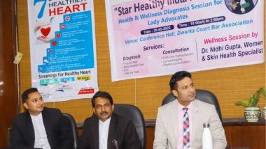 Business News | Star Imaging & Path Lab Organised Women Health and Wellness Session for Females of Legal Fraternity at Dwarka Court
