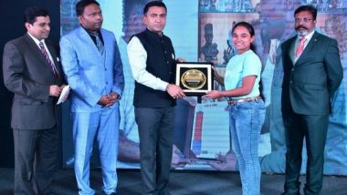 Business News | Chief Minister Pramod Sawant Honoured the Participants at the Iced a Than 2022 Conference and Awards