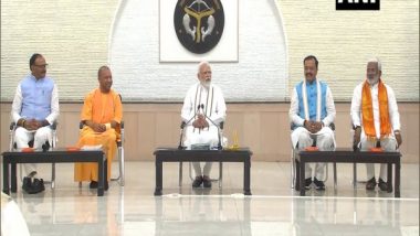 India News | PM Modi Holds Meeting with UP BJP Leaders, Ministers in Lucknow