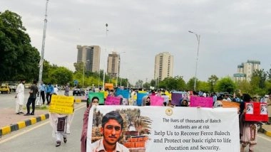 World News | Activists in Pakistan Demand Release of Missing Baloch Students