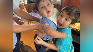 Entertainment News | Kareena, Saif Ali Khan's Sons Are Tiny Bundles of Cuteness