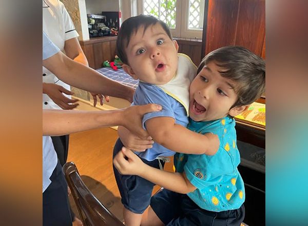Entertainment News | Kareena, Saif Ali Khan's Sons Are Tiny Bundles of Cuteness