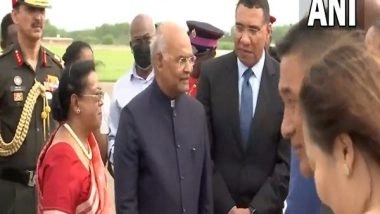 World News | President Kovind's Four-day Jamaica Visit Commences Today with Rousing Welcome by Indian Diaspora