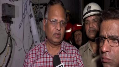 India News | Delhi Fire Tragedy: 27 Bodies Recovered So Far, Says Health Minister Satyendar Jain