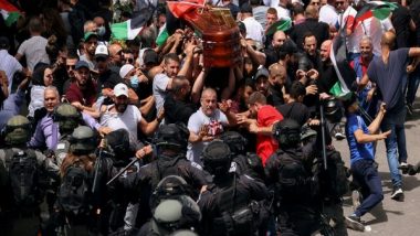 World News | US Calls for Calm After Violence at Al Jazeera Reporter's Funeral in Jerusalem