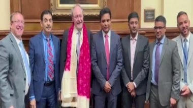 World News | KTR Attends 2-round Table Conference Organised by UK IBC, Meets Delegations of Various Companies