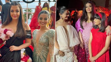 Cannes 2022: Helly Shah Meets Aishwarya Rai Bachchan And Aaradhya Bachchan At The 75th Film Festival (View Pics)