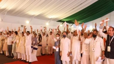 India News | Congress Adopts Udaipur Declaration, Proposals Include 1 Family, 1 Ticket