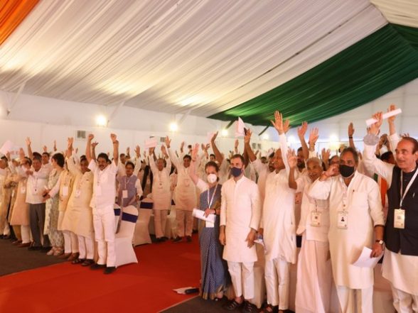 India News | Congress Adopts Udaipur Declaration, Proposals Include 1 Family, 1 Ticket - Vimarsana News