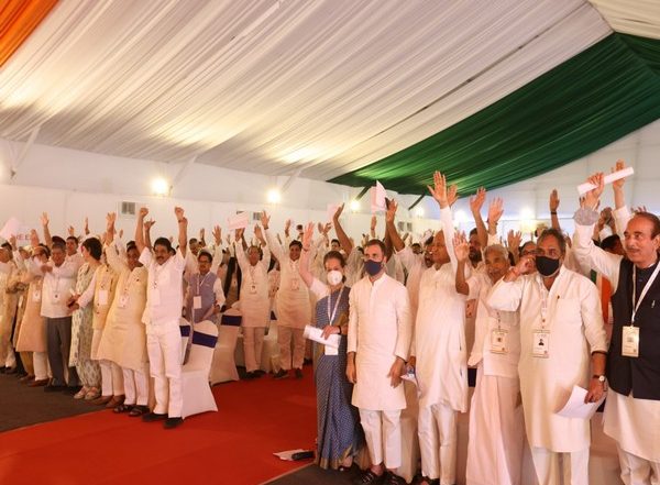 India News | Congress Adopts Udaipur Declaration, Proposals Include 1 Family, 1 Ticket