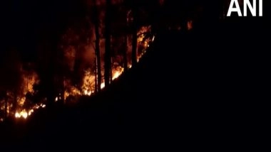India News | J-K: Fire Breaks out in Bhaga Forest of Reasi District