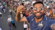 Hardik Pandya and Gujarat Titans Celebrate IPL 2022 Title With Fans During Victory Bus Parade (Watch Video)
