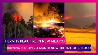 Hermits Peak Fire In New Mexico Burning For Over A Month Now The Size Of Chicago