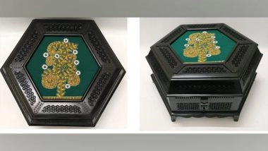 World News | PM Modi Gifts Hand-carved Box with Rogan Painting to Japanese Counterpart Fumio Kishida