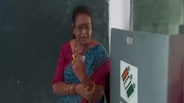 India News | Thrikkakara Bypoll: UDF Candidate Uma Thomas Casts Vote