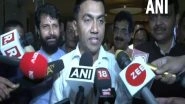 India News | Pramod Sawant Greets Goans on 35th Goa Statehood Day