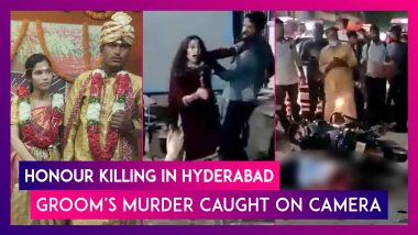 Honour Killing In Hyderabad: Interfaith Couple Attacked By Bride's Family, Groom's Murder Caught On Camera