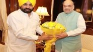 India News | Punjab CM Meets Amit Shah, Issues of National Security, Bhakra Beas Board Discussed