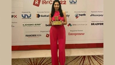 Business News | Interflora, Luxury Floral and Decor Brand, Wins Gifting ERetailer of Year Award at IREC Awards 2022