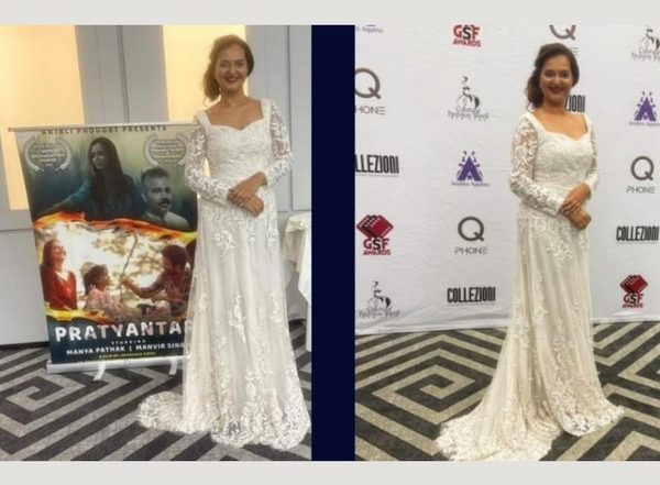 Business News | Manya Pathak Launches Poster of Her New Film Pratyantar at Cannes Film Festival 2022 Produced by Anjali Phougat