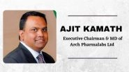 Business News | Dr Ajit Kamath, MD of Arch Pharmalabs Honoured with Professorship at University of California, Berkeley