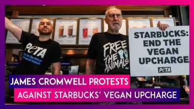 James Cromwell, Succession Actor, 'Glues' Hand To Starbucks Counter Against Coffee Chain's Vegan Upcharge