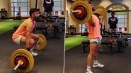 Virat Kohli Sets Major Fitness Goals With New Video From His Gym Session, Writes, &lsquo;Who Says the Work Can Stop?&rsquo;