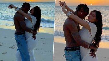 Kylie Jenner Embraces Travis Scott in a Hug in Beautiful Pictures by the Sunset (View Pic)