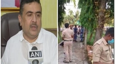 India News | Police Barged into My MLA Office Without Warrant, Says Suvendu Adhikari; Bengal Governor Seeks Report from State