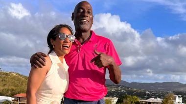 Masaba Gupta Poses With Dad Vivian Richards While They Celebrate His 70th Birthday During a Golf Tournament (View Pics and Video)
