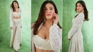 Shanaya Kapoor Spells Elegance in Manish Malhotra&rsquo;s Ivory Co-Ord Set (View Pics)