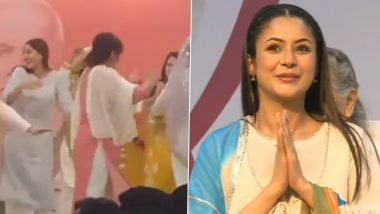 Shehnaaz Gill Dances Her Heart Out With Brahmakumaris on Punjabi Folk Song, Fans Get Emotional (Watch Video)