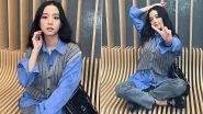 BLACKPINK&rsquo;s Jisoo Looks Effortlessly Chic in Oversized Shirt and Grey Sweater Vest (View Pics)